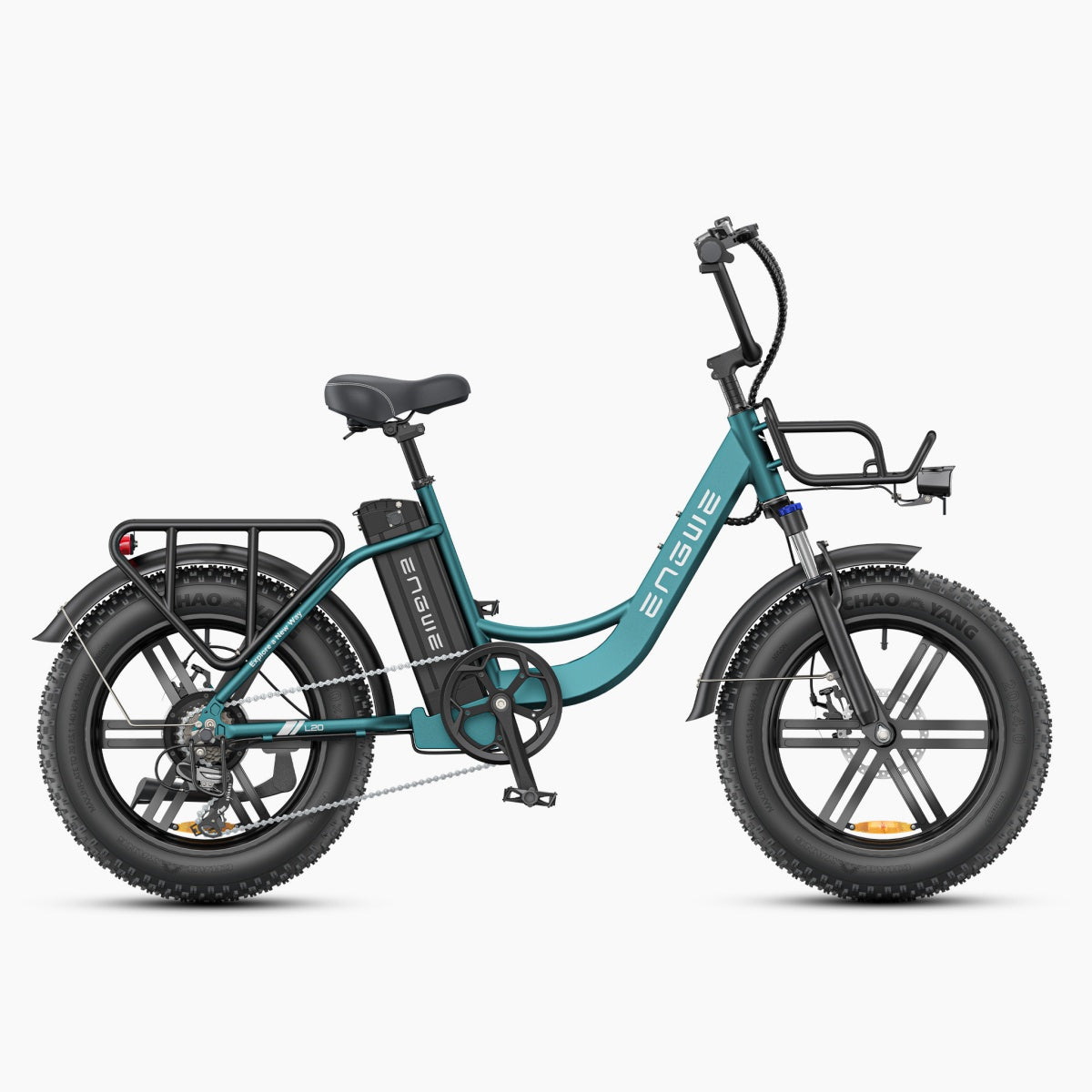 Vélo électrique ENGWE L20 Boost - Moteur 250W Batterie 48V13Ah Pneus 20 Pouces Freins à Disques Mécaniques - Vert