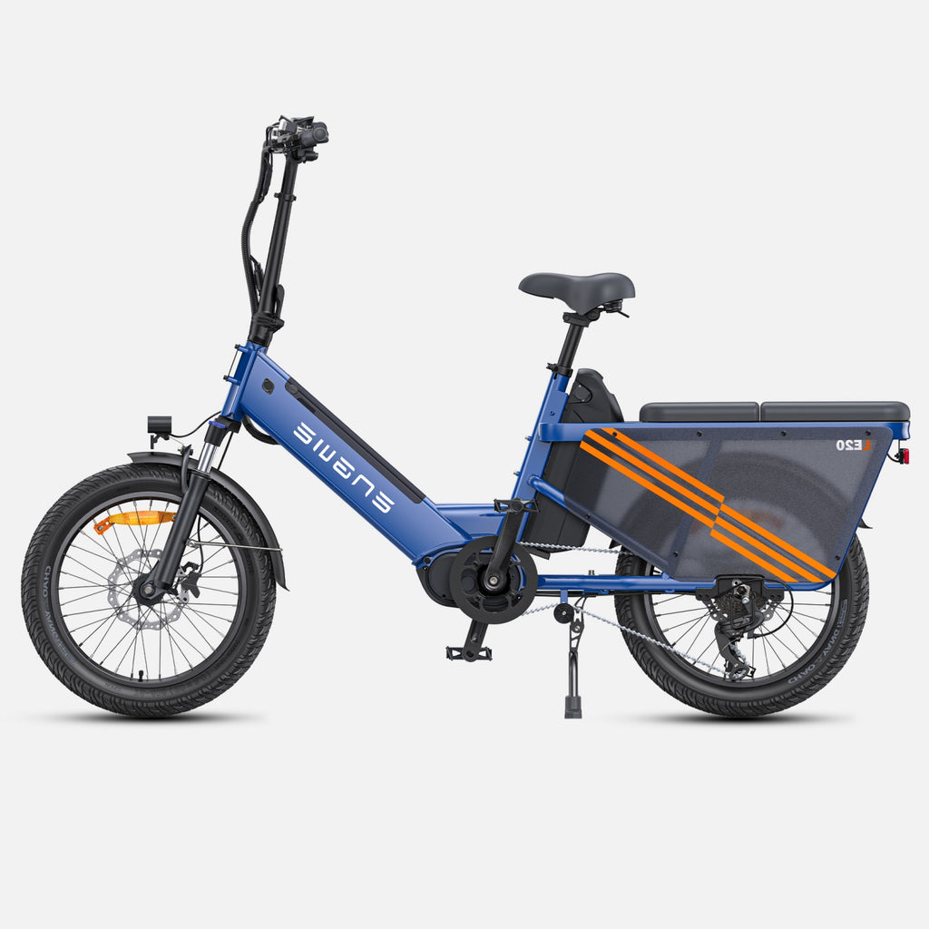 Vélo électrique ENGWE LE20 EU - Pneus 20 Pouces 250W Moteur Double Batterie 48V38.4AH Freins Hydrauliques - Bleu