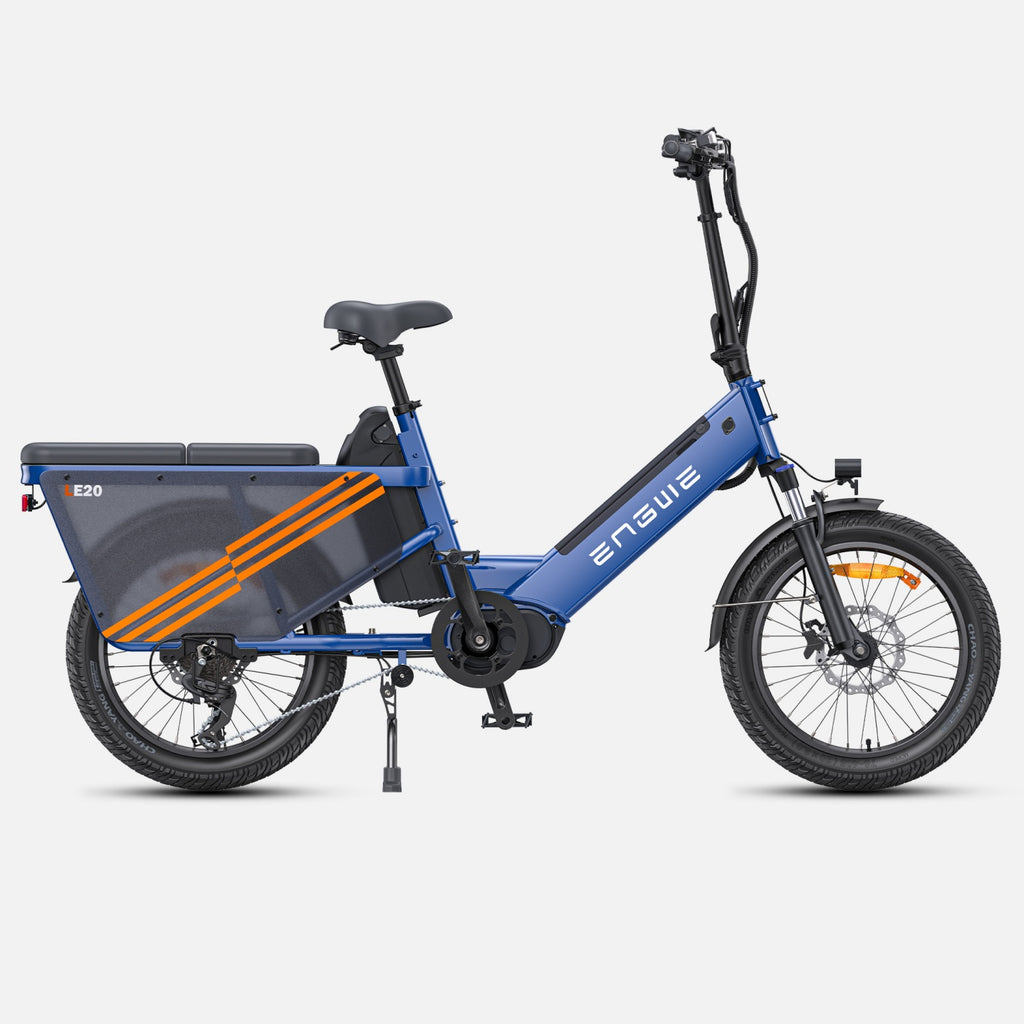 Vélo électrique ENGWE LE20 EU - Pneus 20 Pouces 250W Moteur Double Batterie 48V38.4AH Freins Hydrauliques - Bleu