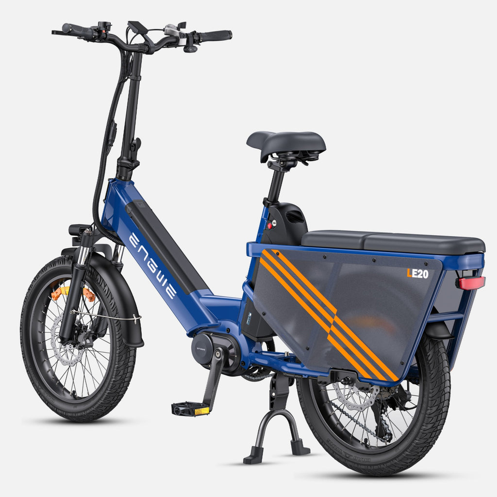 Vélo électrique ENGWE LE20 EU - Pneus 20 Pouces 250W Moteur Double Batterie 48V38.4AH Freins Hydrauliques - Bleu
