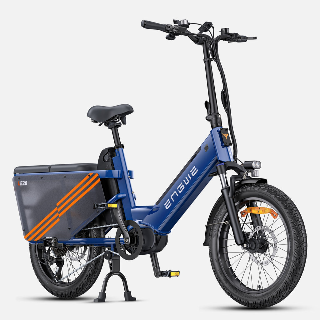 Vélo électrique ENGWE LE20 EU - Pneus 20 Pouces 250W Moteur Double Batterie 48V38.4AH Freins Hydrauliques - Bleu
