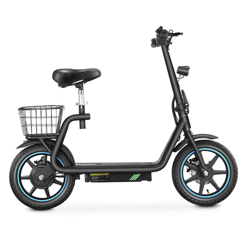 Trottinette Électrique Honey Whale M5Elite - Moteur 500W Batterie 48V13AH Autonomie 45KM Freins à Disque - Noir