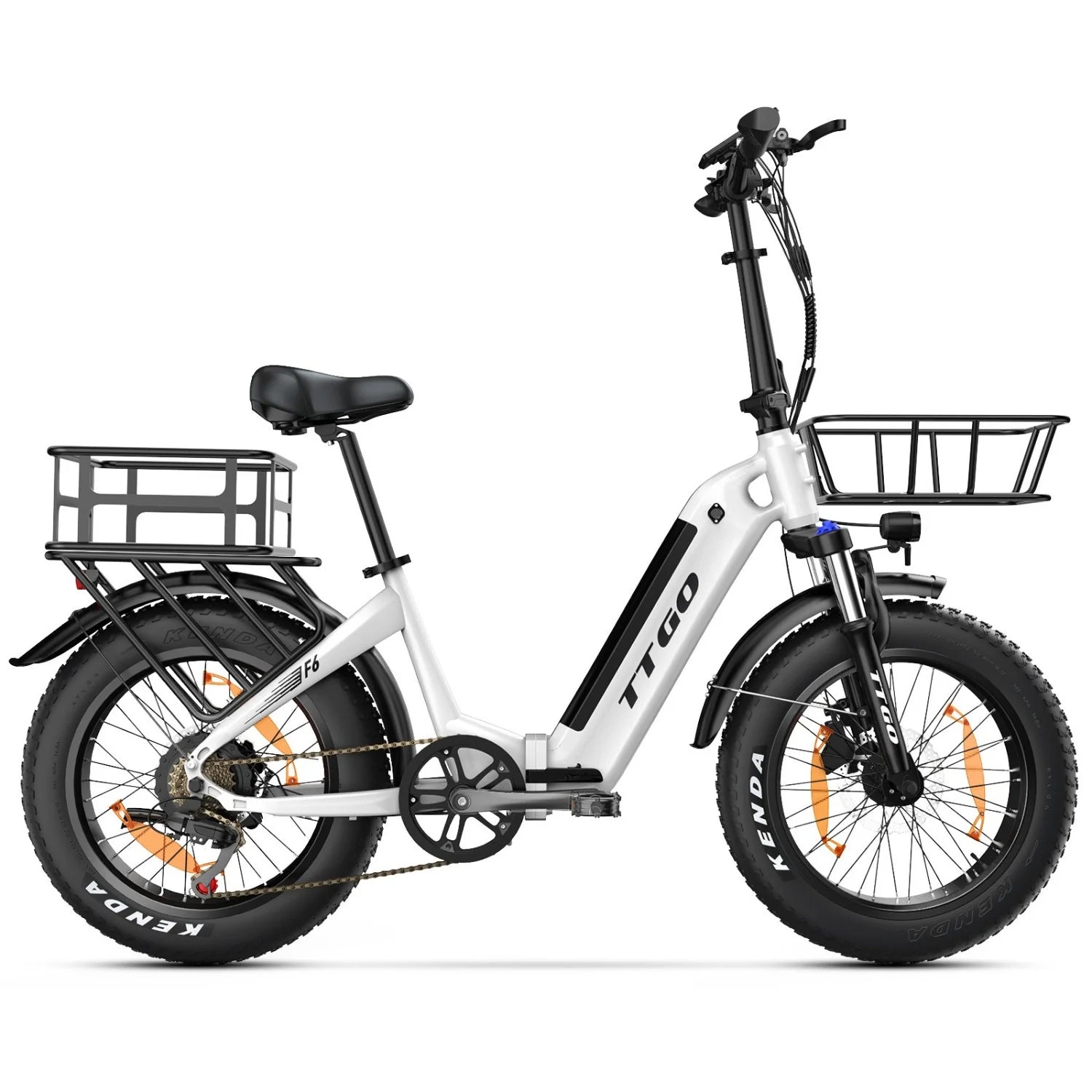 Panier Arrière TTGO F6 E-Bike - 470*350*190mm 3.48KG - Noir
