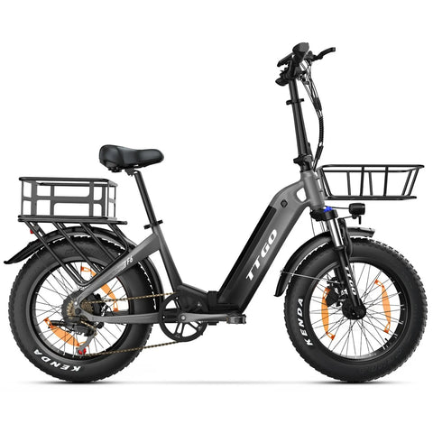 Panier Arrière TTGO F6 E-Bike - 470*350*190mm 3.48KG - Noir