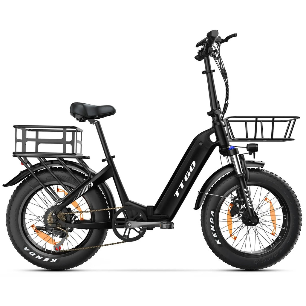 Panier Arrière TTGO F6 E-Bike - 470*350*190mm 3.48KG - Noir