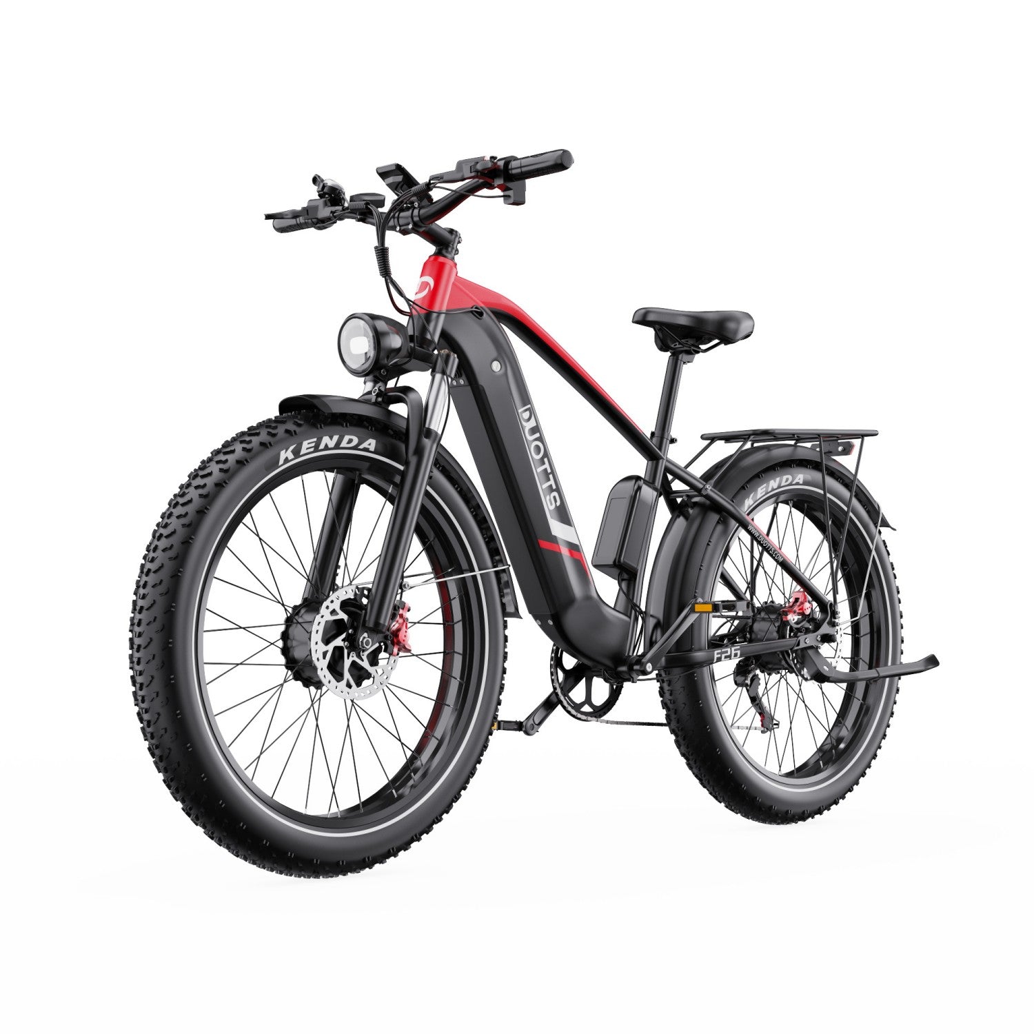 Duotts F26 Vélo Électrique - Moteurs 750W*2 Batterie 48V 20Ah Non Pliable - Noir et rouge
