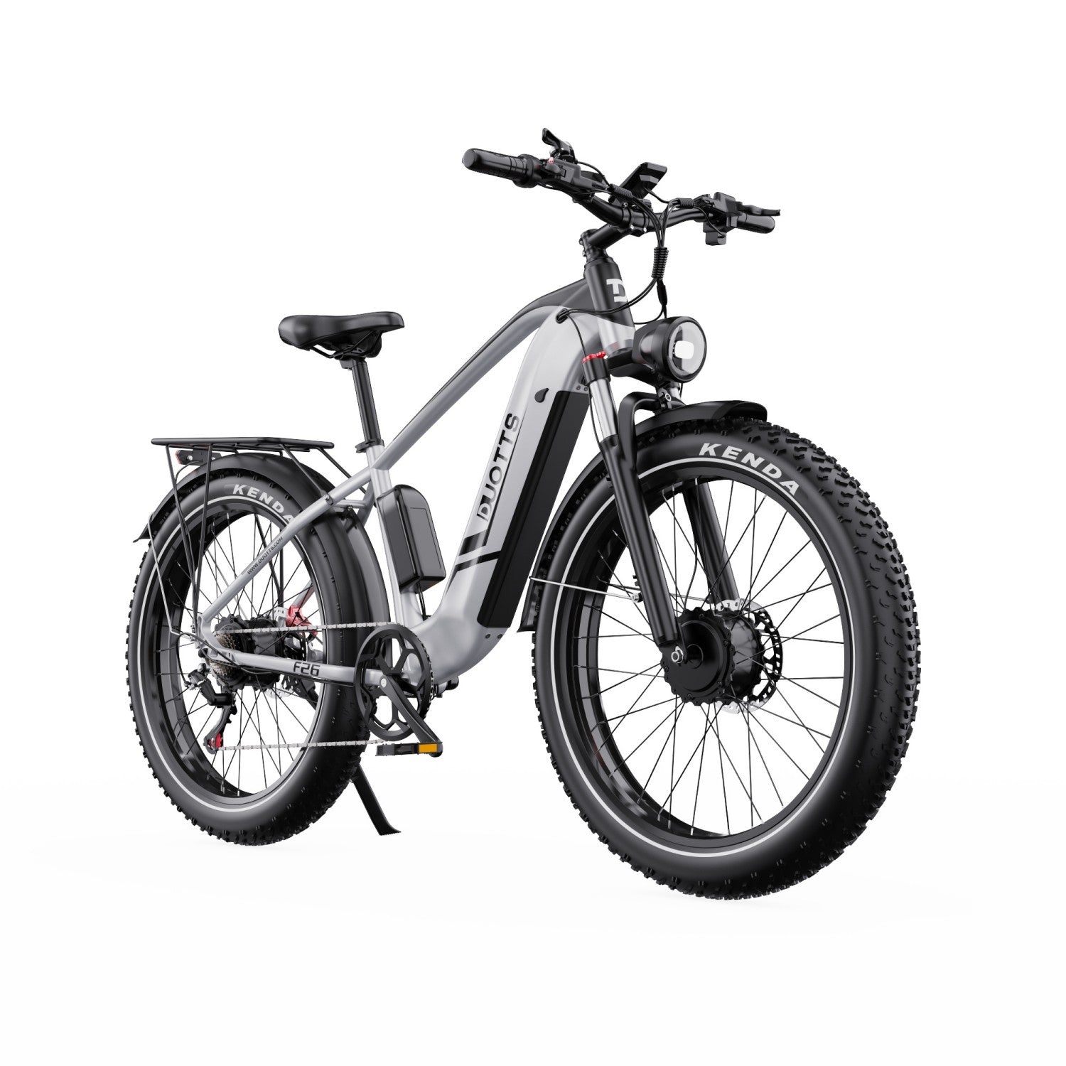 Duotts F26 Vélo Électrique - Moteurs 750W*2 Batterie 48V 20Ah Non pliable - Blanc argenté