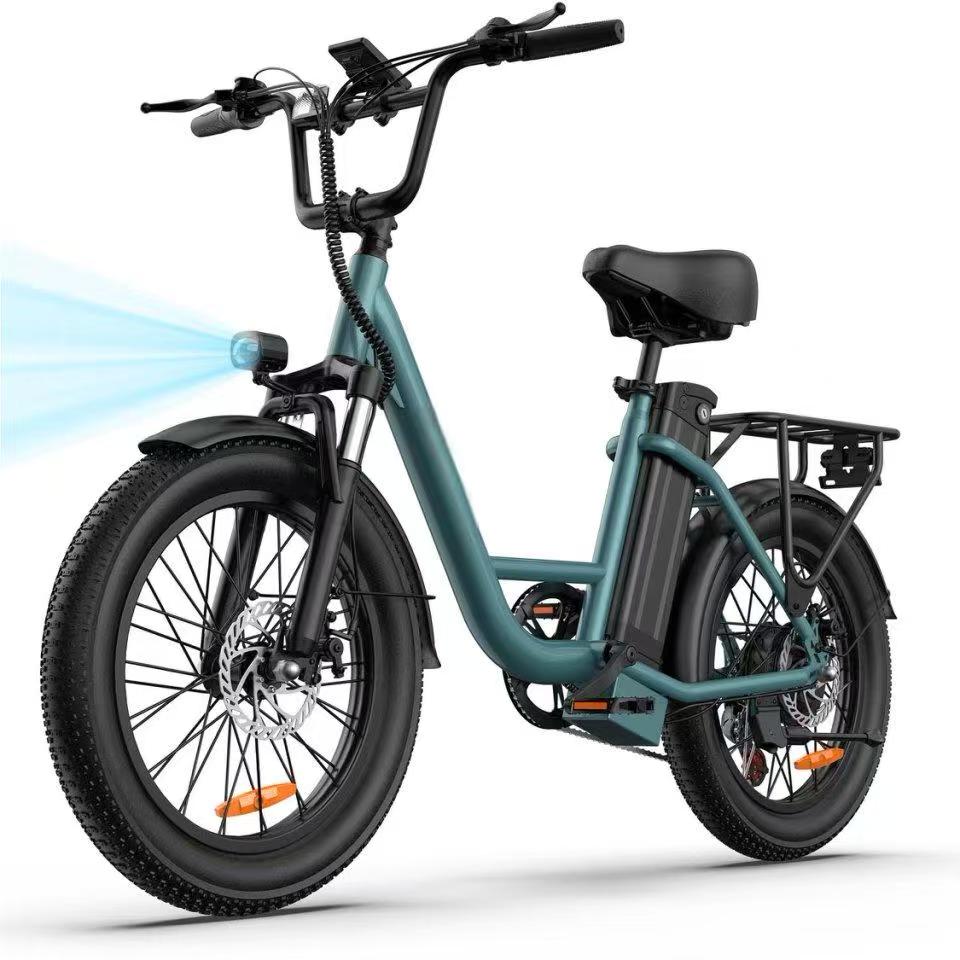 Vélo Électrique URLIFE E20 - Moteur 250W Batterie 48V 13Ah Pneus De 20 Pouces  Freins à Disque - Noir