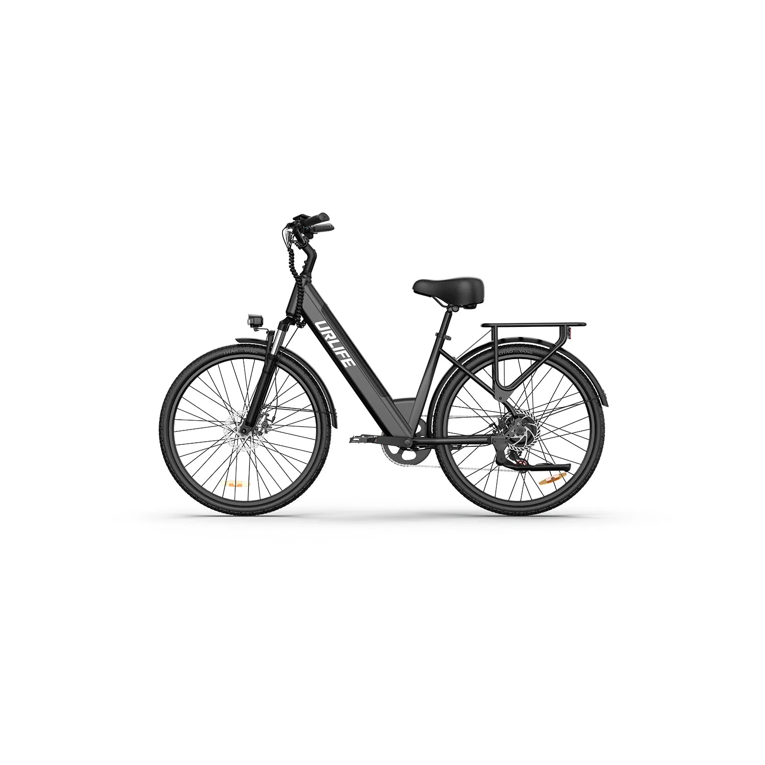 Vélo électrique URLIFE E26 - Moteur 250W Batterie 36V 13Ah Pneus De 26 Pouces  Freins à Disque - Noir