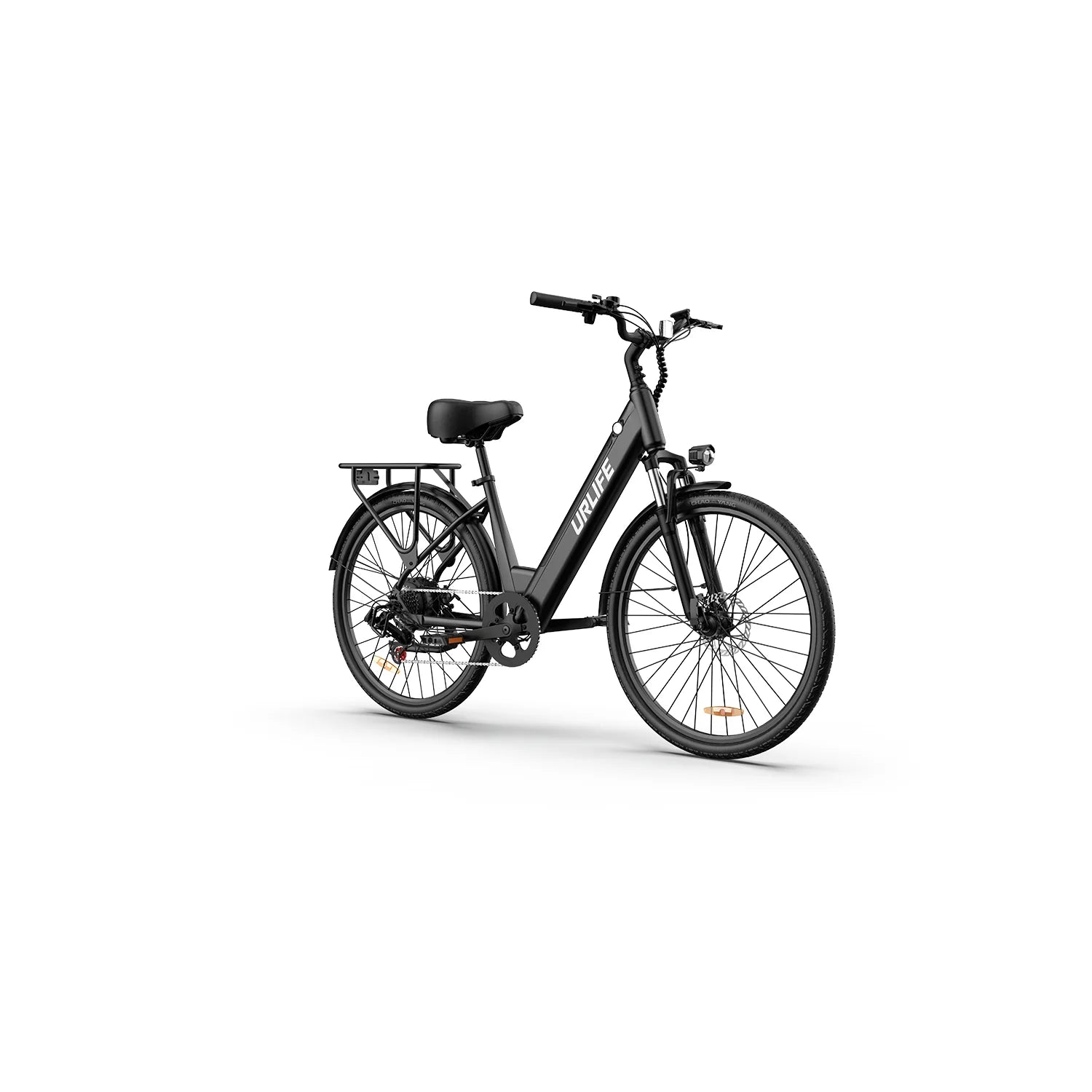 Vélo électrique URLIFE E26 - Moteur 250W Batterie 36V 13Ah Pneus De 26 Pouces  Freins à Disque - Noir