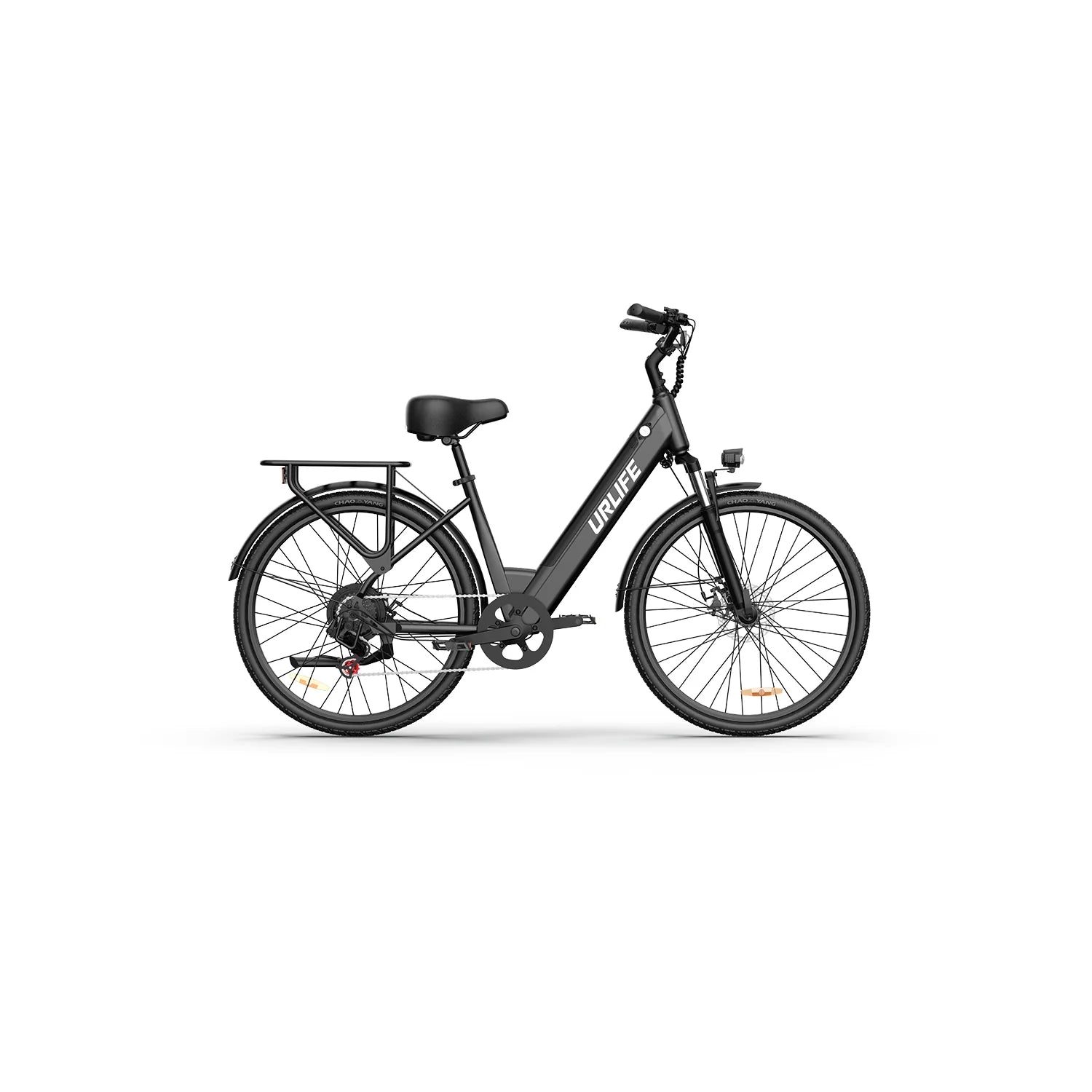 Vélo électrique URLIFE E26 - Moteur 250W Batterie 36V 13Ah Pneus De 26 Pouces  Freins à Disque - Noir