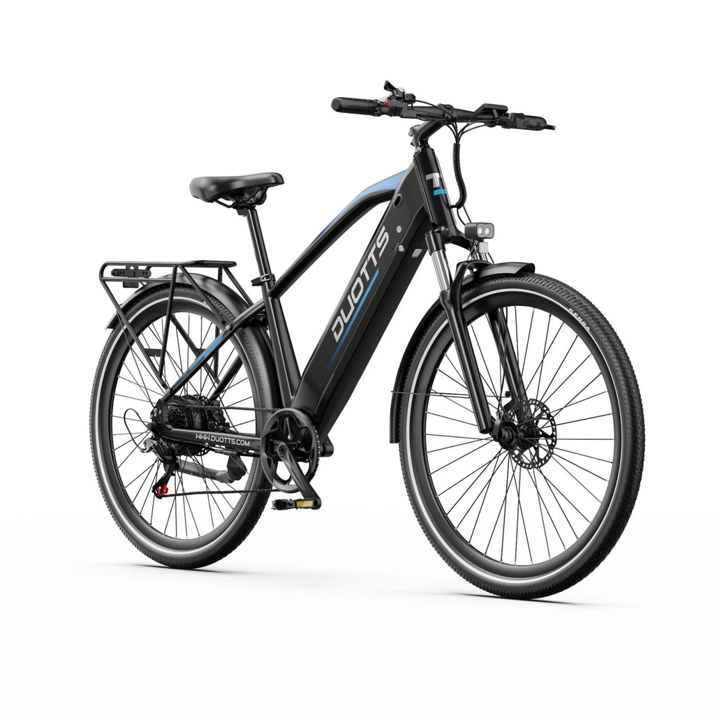 Vélo Électrique Duotts C29 Max - Moteur 250W Batterie 48V18Ah 29 Pouces Freins Hydrauliques - Bleu Noir