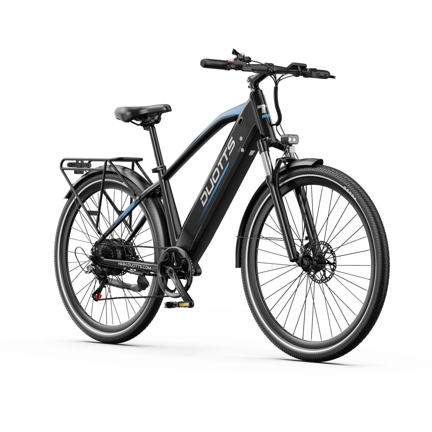 Vélo Électrique Duotts C29 Max - Moteur 250W Batterie 48V18Ah 29 Pouces Freins Hydrauliques - Bleu Noir
