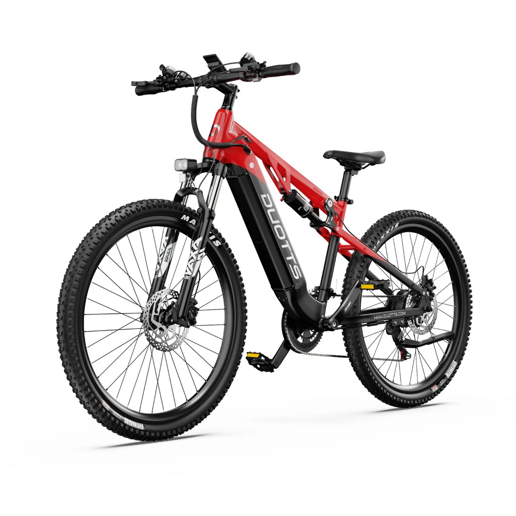 Vélo Électrique Duotts E29 - Moteur 250W Batterie 48V13.5AH Freins Hydrauliques - Noir Rouge