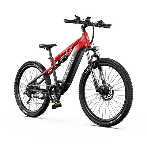 Vélo Électrique Duotts E29 - Moteur 250W Batterie 48V13.5AH Freins Hydrauliques - Noir Rouge