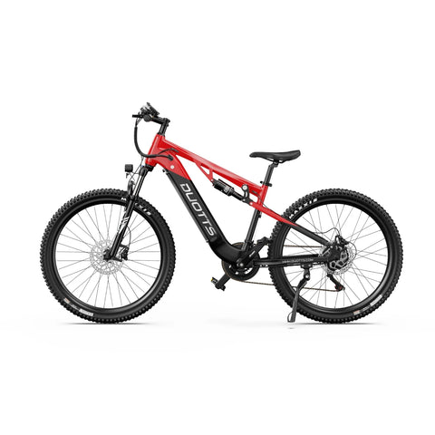 Vélo Électrique Duotts E29 - Moteur 250W Batterie 48V13.5AH Freins Hydrauliques - Noir Rouge