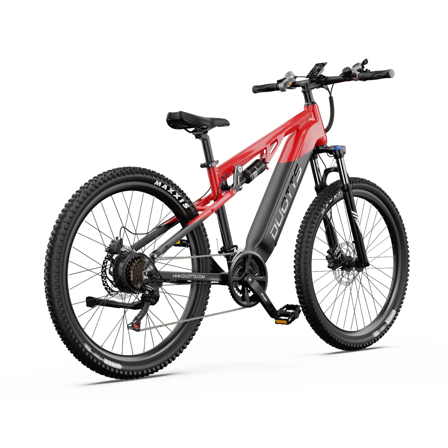 Vélo Électrique Duotts E29 - Moteur 250W Batterie 48V13.5AH Freins Hydrauliques - Noir Rouge
