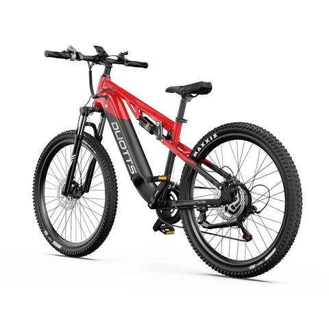 Vélo Électrique Duotts E29 - Moteur 250W Batterie 48V13.5AH Freins Hydrauliques - Noir Rouge