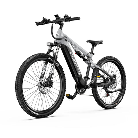 Vélo Électrique Duotts E29 - Moteur 250W Batterie 48V13.5AH Freins Hydrauliques - Blanc argenté
