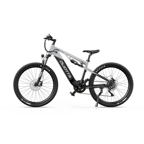 Vélo Électrique Duotts E29 - Moteur 250W Batterie 48V13.5AH Freins Hydrauliques - Blanc argenté