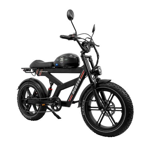 DUOTTS F20 Vélo Électrique - Moteur 750W Batterie 52V 27AH avec Freins à Disque Hydrauliques - Noir
