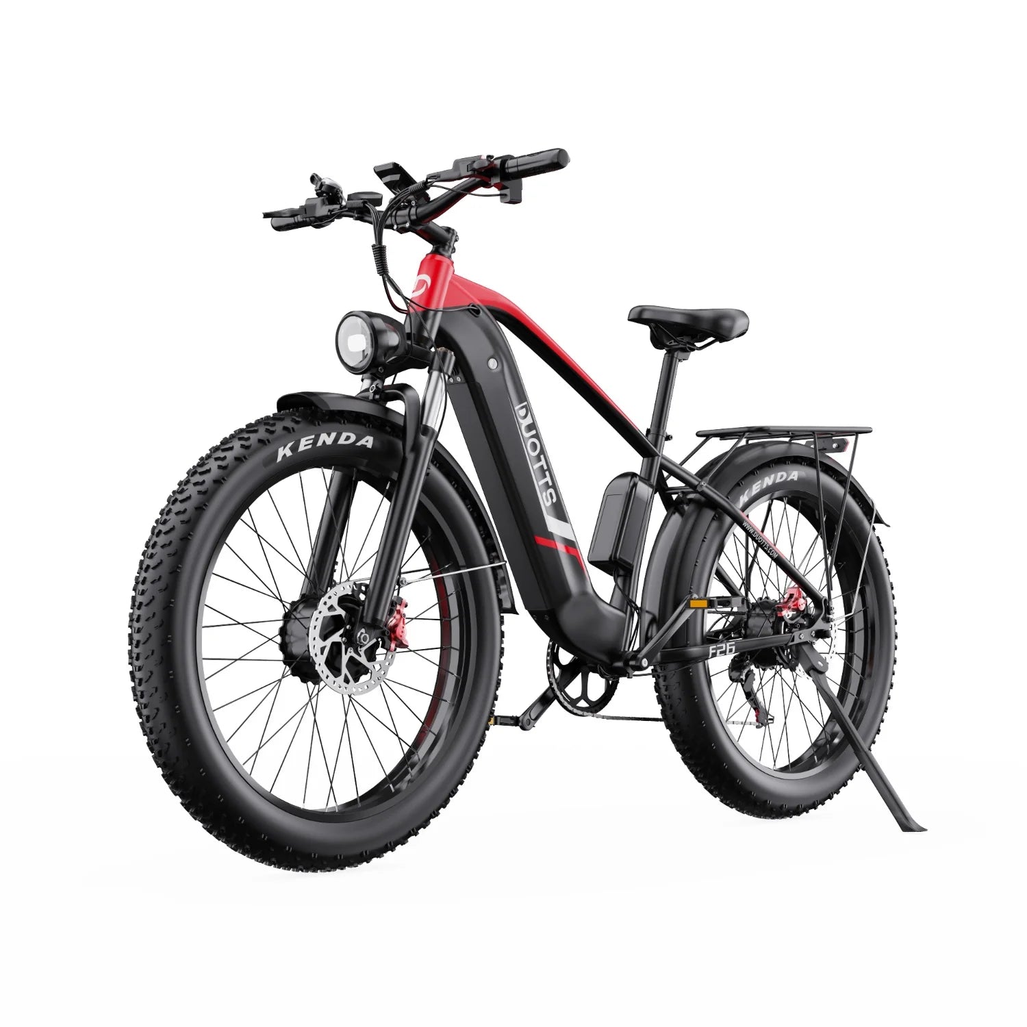 Duotts F26 Vélo Électrique - Moteurs 750W*2 Batterie 48V 20Ah Non Pliable - Noir et rouge