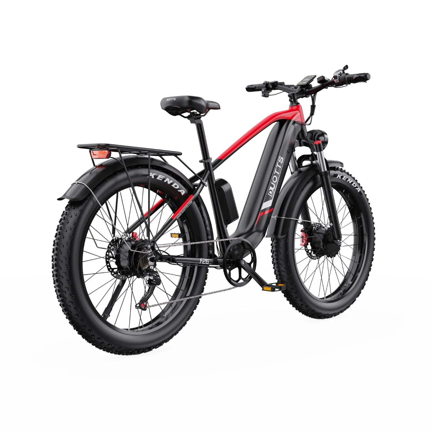 Duotts F26 Vélo Électrique - Moteurs 750W*2 Batterie 48V 20Ah Non Pliable - Noir et rouge