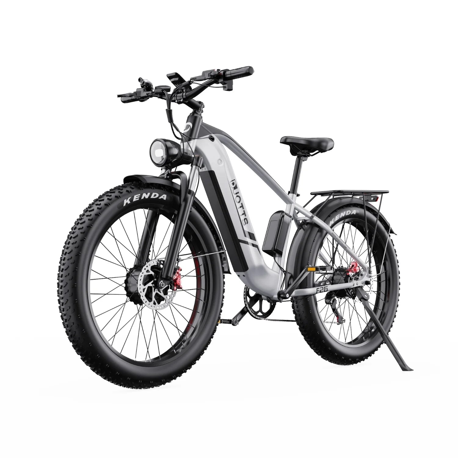 Duotts F26 Vélo Électrique - Moteurs 750W*2 Batterie 48V 20Ah Non pliable - Blanc argenté