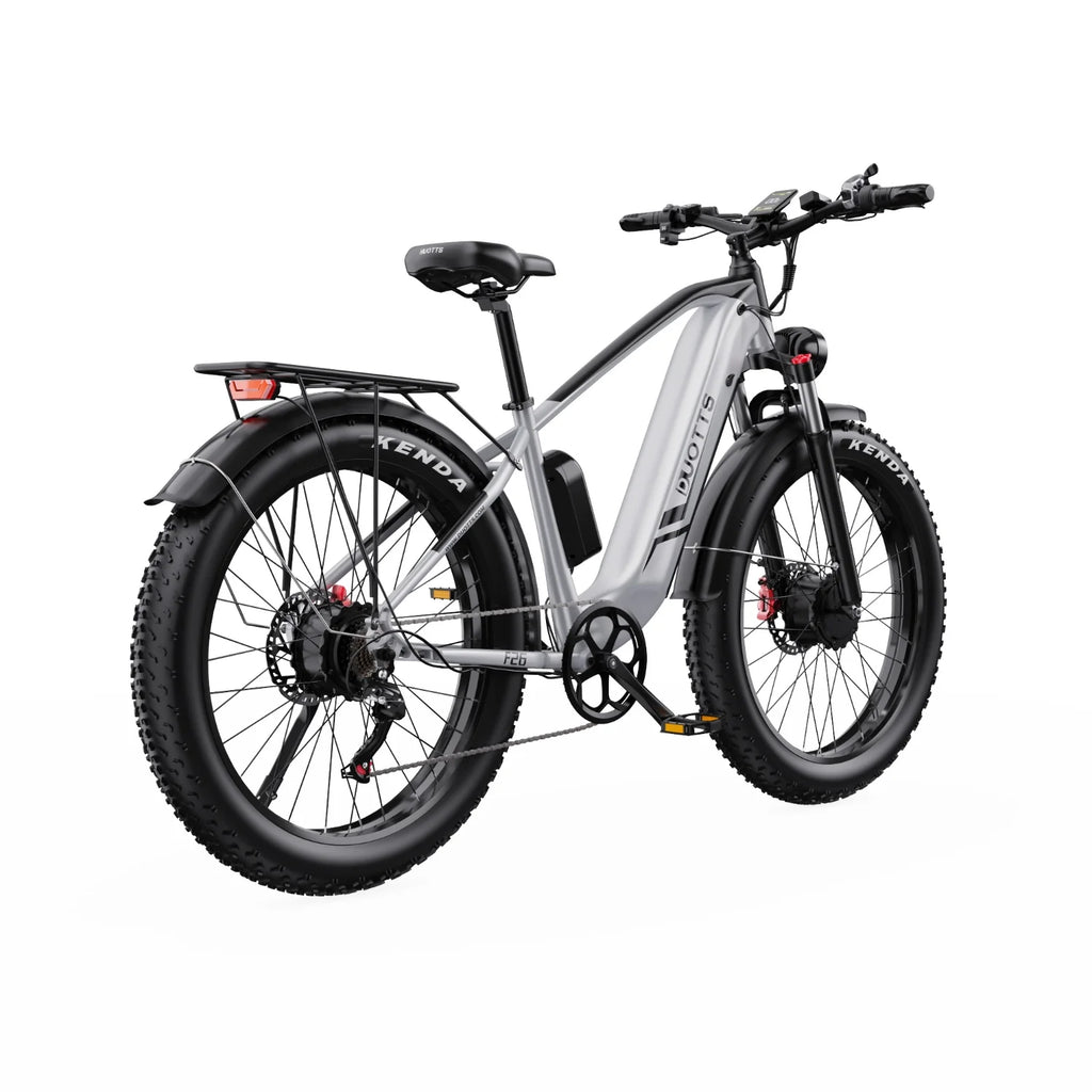Duotts F26 Vélo Électrique - Moteurs 750W*2 Batterie 48V 20Ah Non pliable - Blanc argenté