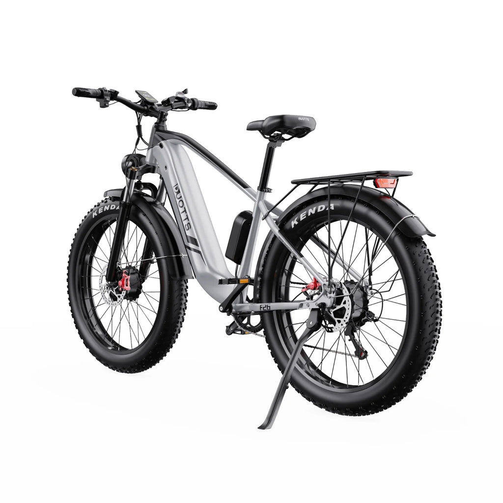 Duotts F26 Vélo Électrique - Moteurs 750W*2 Batterie 48V 20Ah Non pliable - Blanc argenté