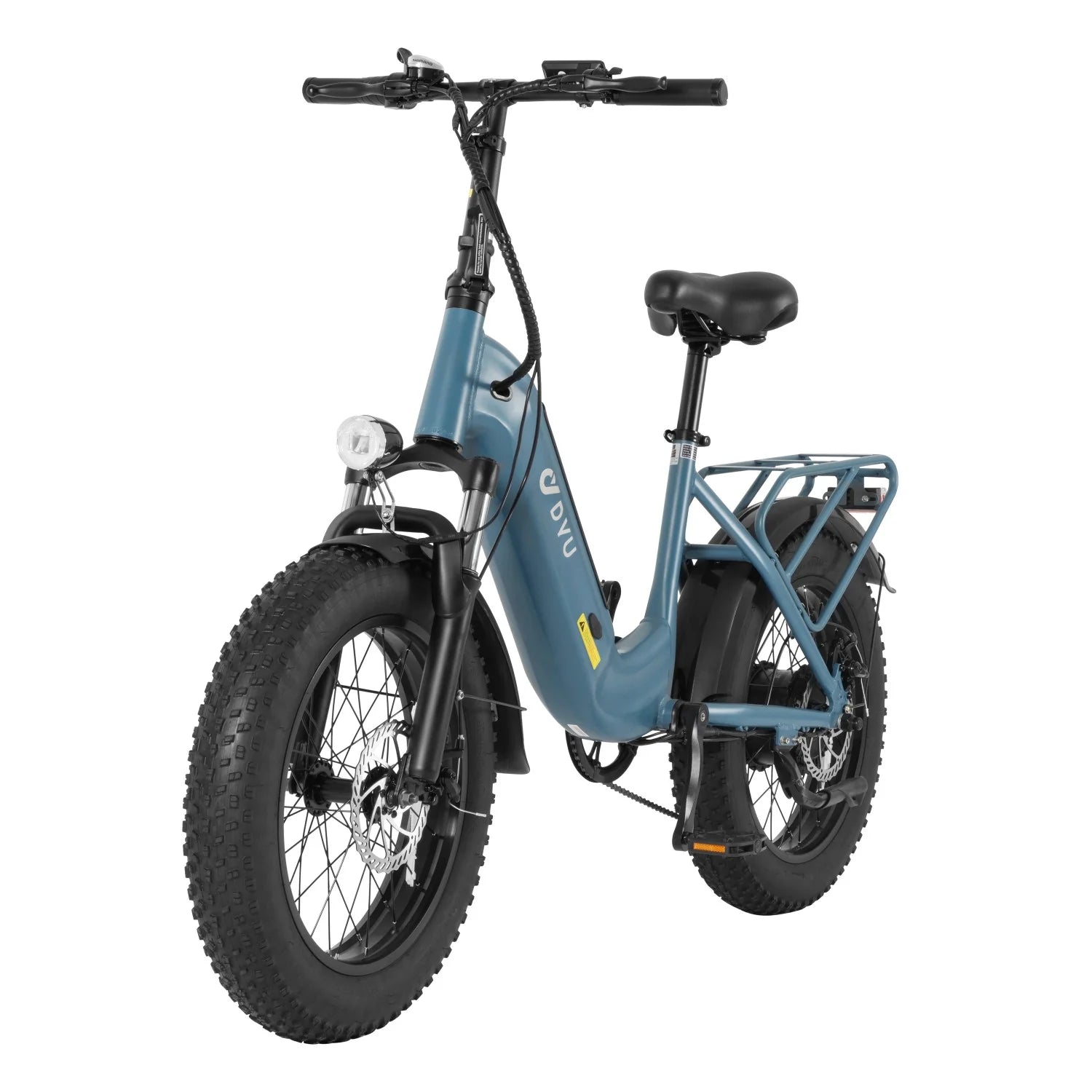 DYU FF500 500W 48V14Ah Batterie vélo électrique pliant 20 pouces - Bleu