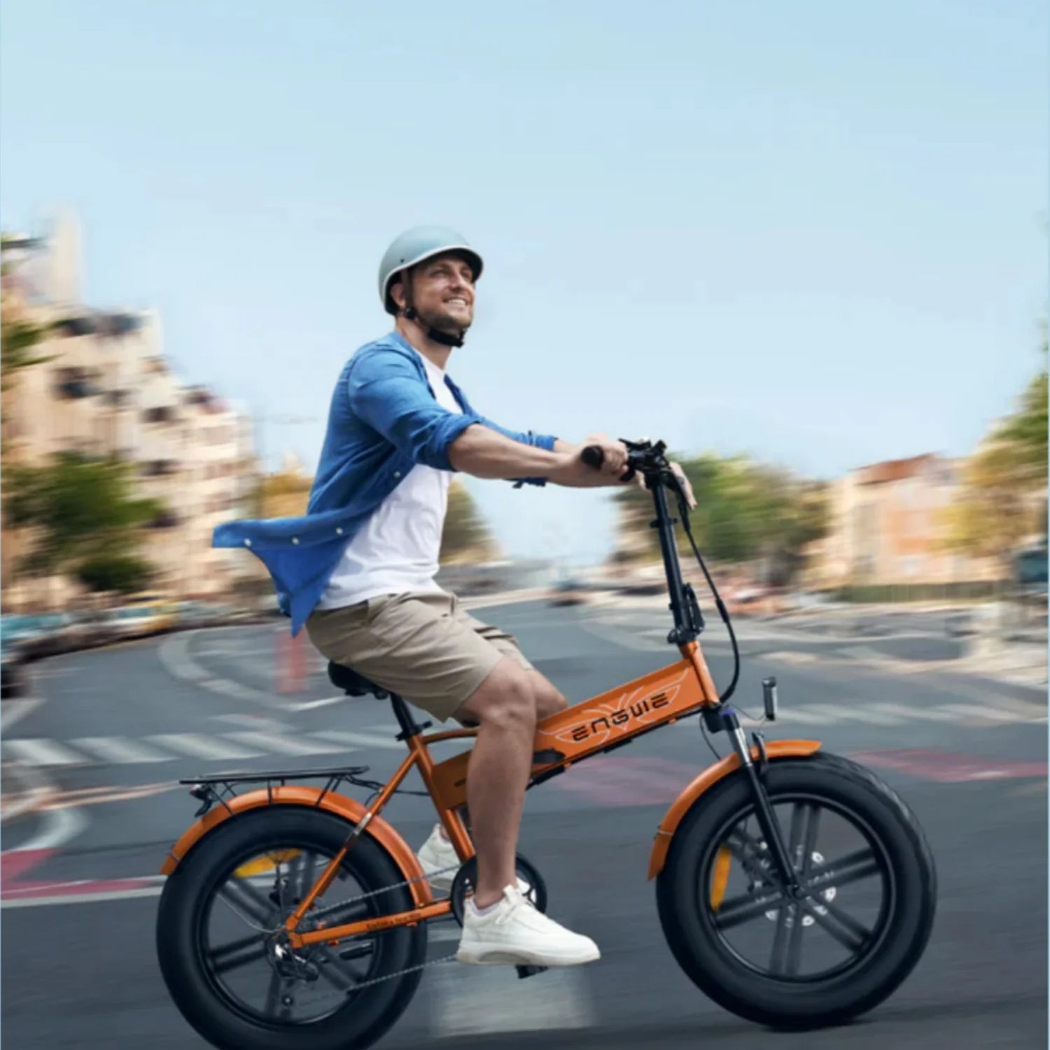 ENGWE EP-2 BOOST Vélo électrique - Moteur 250W Batterie 624Wh Pneus 20x4.0 Pouces - Brun