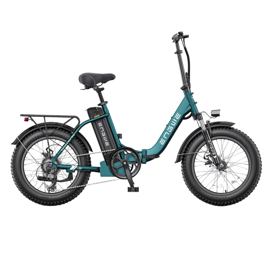 Vélo Électrique ENGWE L20 2.0 - Moteur 750W Batterie 52V13AH Pneus De 20 Pouces Freins à Disque - Vert