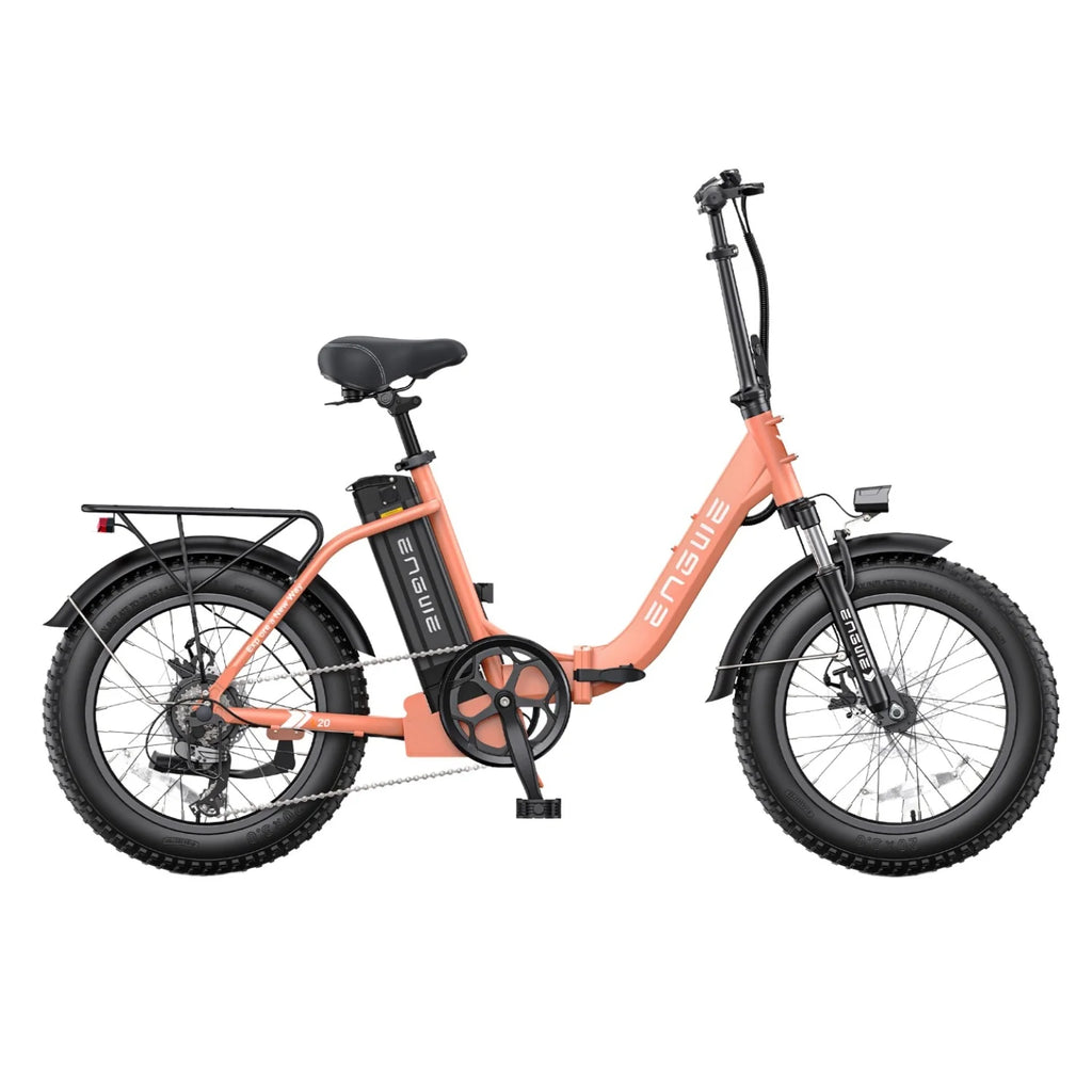 Vélo Électrique ENGWE L20 2.0 - Moteur 750W Batterie 52V13AH Pneus De 20 Pouces Freins à Disque - Rose