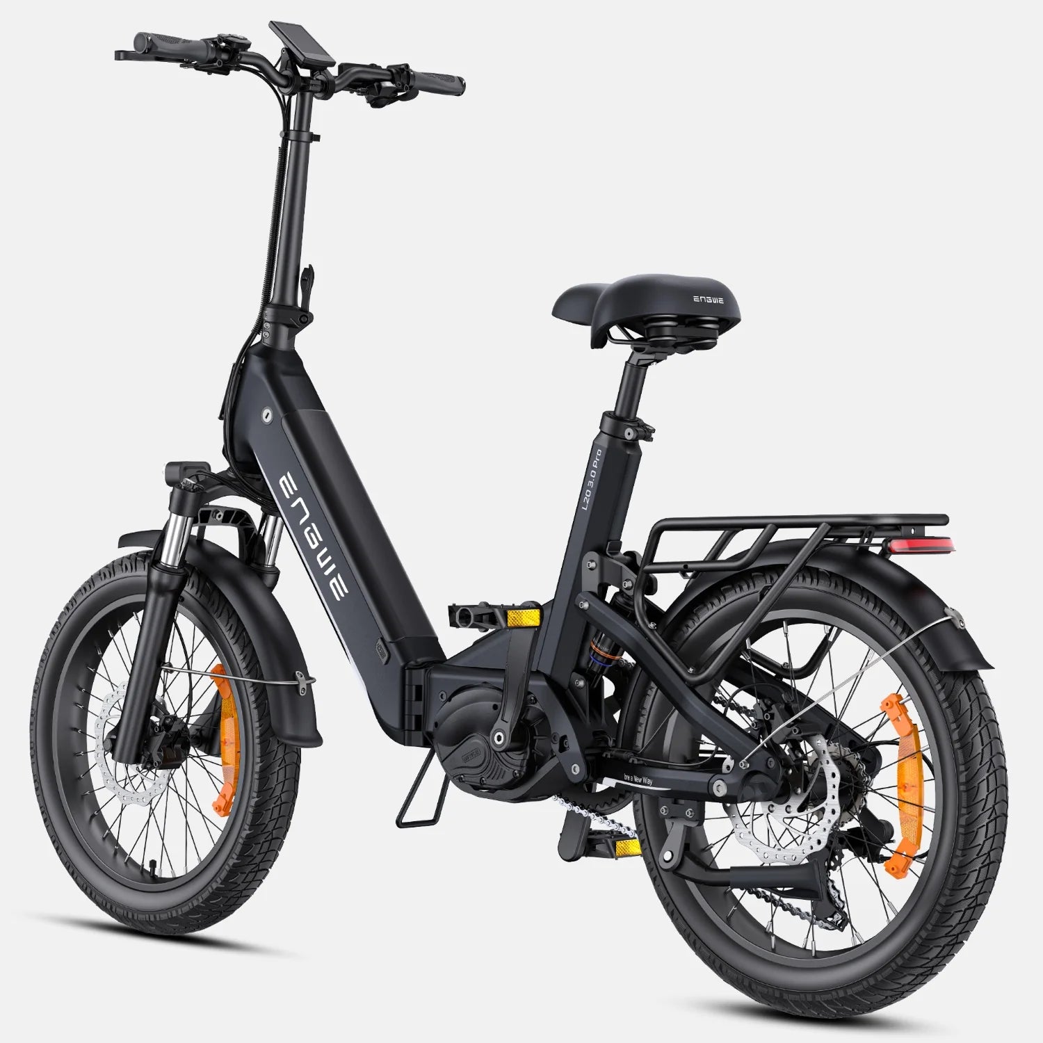 Vélo Électrique ENGWE L20 3.0 PRO - Moteur 250W Batterie 48V15AH Pneus De 20 Pouces TÜV Certifié Freins à Disque Hydrauliques - Noir