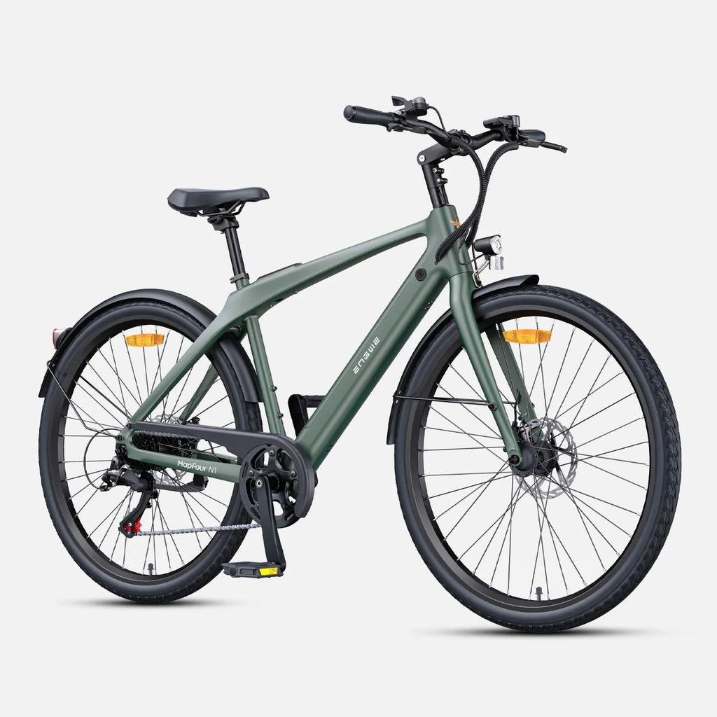 Vélo Électrique ENGWE N1 AIR  - Moteur 250W Batterie 36V10Ah Pneus De 27.5 Pouces  Freins à Disque - Vert