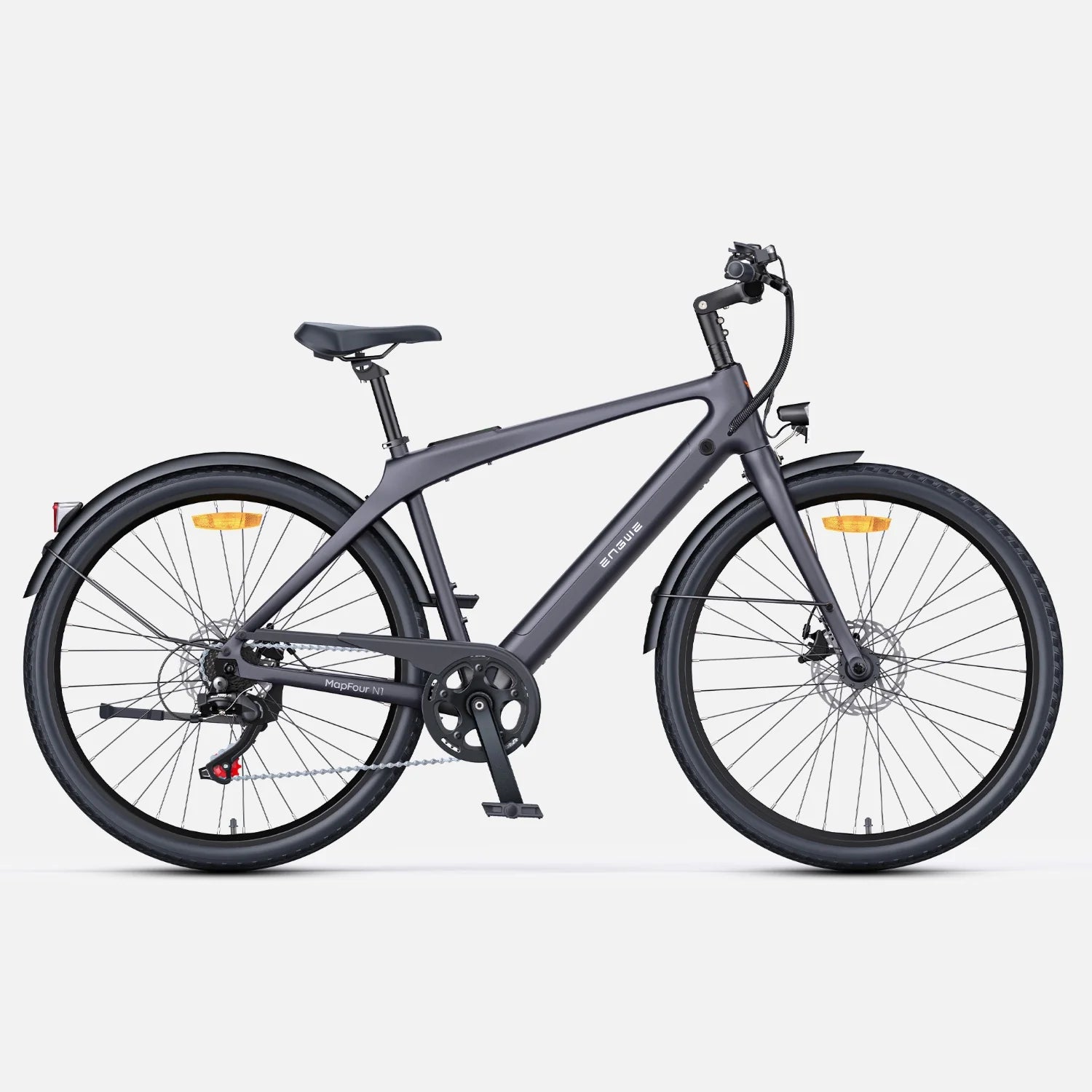 Vélo Électrique ENGWE N1 AIR  - Moteur 250W Batterie 36V10Ah Pneus De 27.5 Pouces  Freins à Disque - Gris