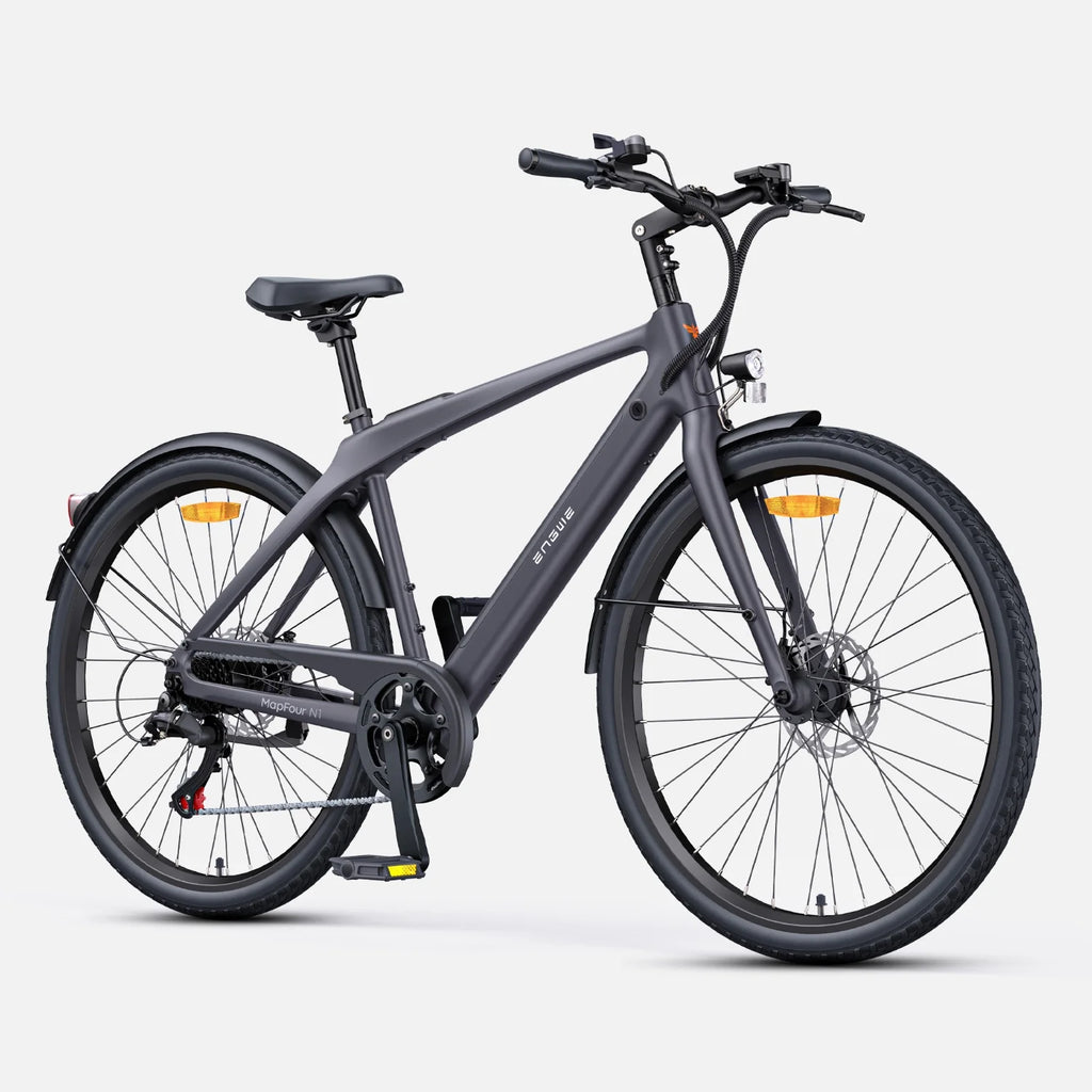 Vélo Électrique ENGWE N1 AIR  - Moteur 250W Batterie 36V10Ah Pneus De 27.5 Pouces  Freins à Disque - Gris