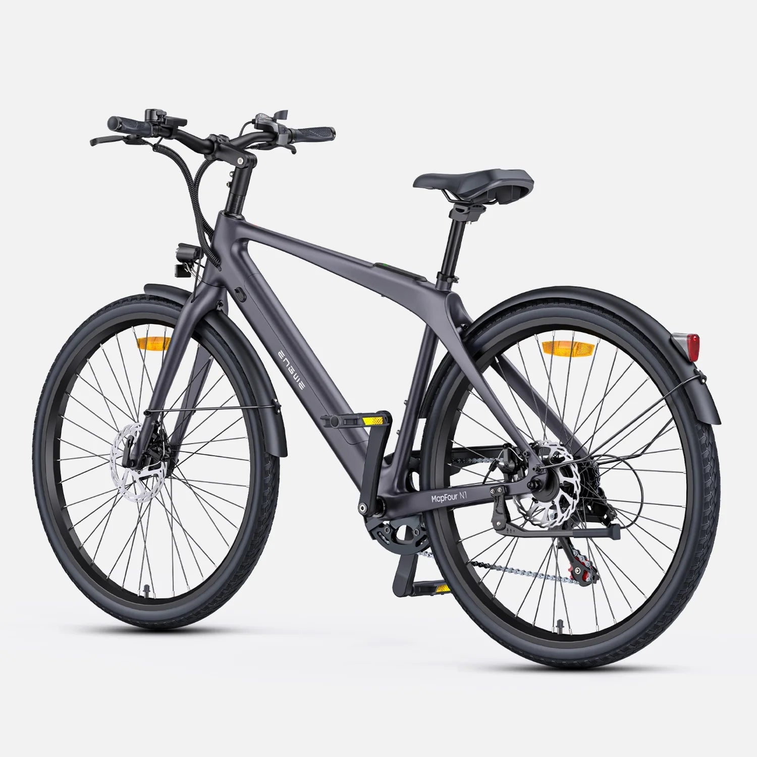 Vélo Électrique ENGWE N1 AIR  - Moteur 250W Batterie 36V10Ah Pneus De 27.5 Pouces  Freins à Disque - Gris