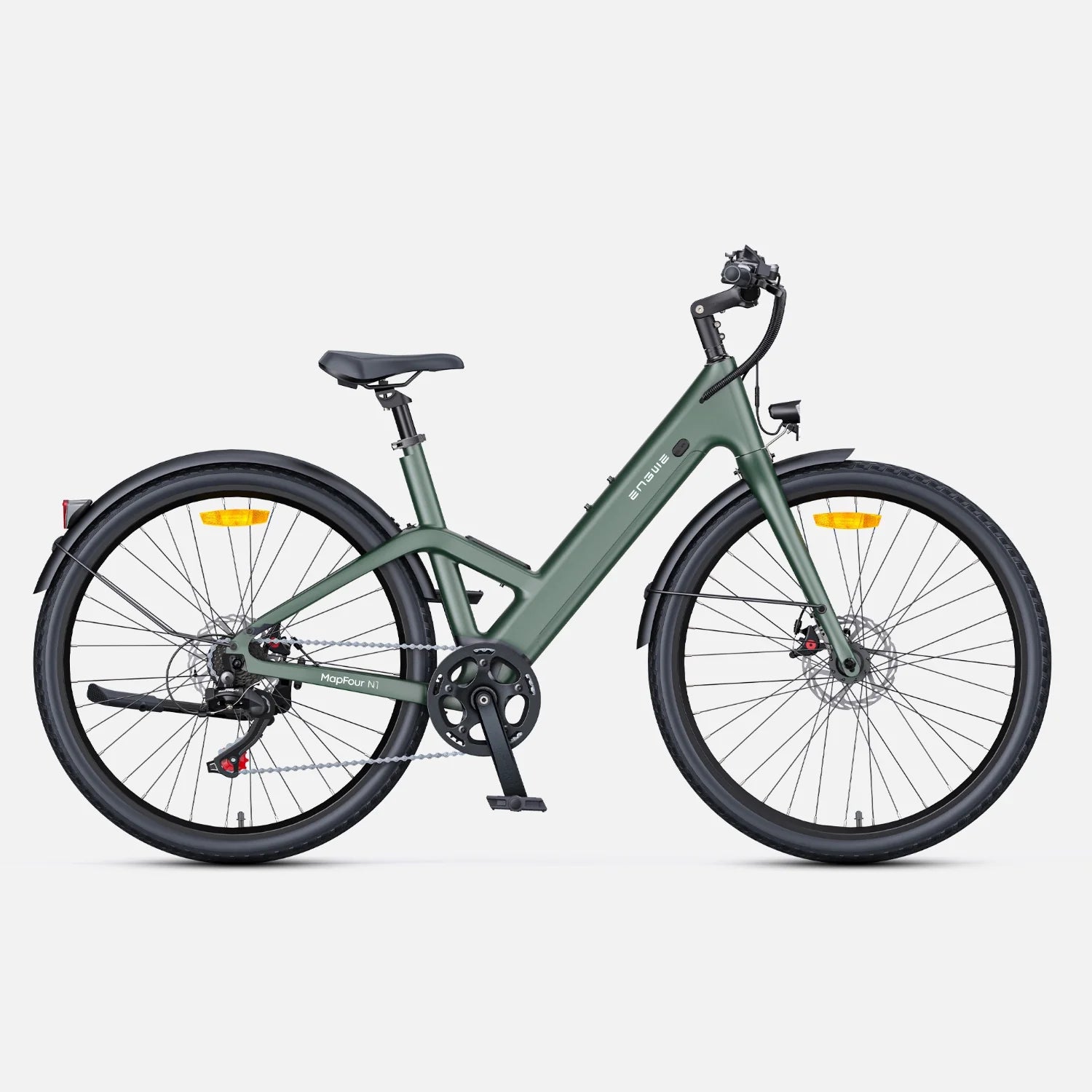 Vélo Électrique ENGWE N1 AIR ST  - Moteur 250W Batterie 36V10Ah Pneus De 27.5 Pouces  Freins à Disque - Vert