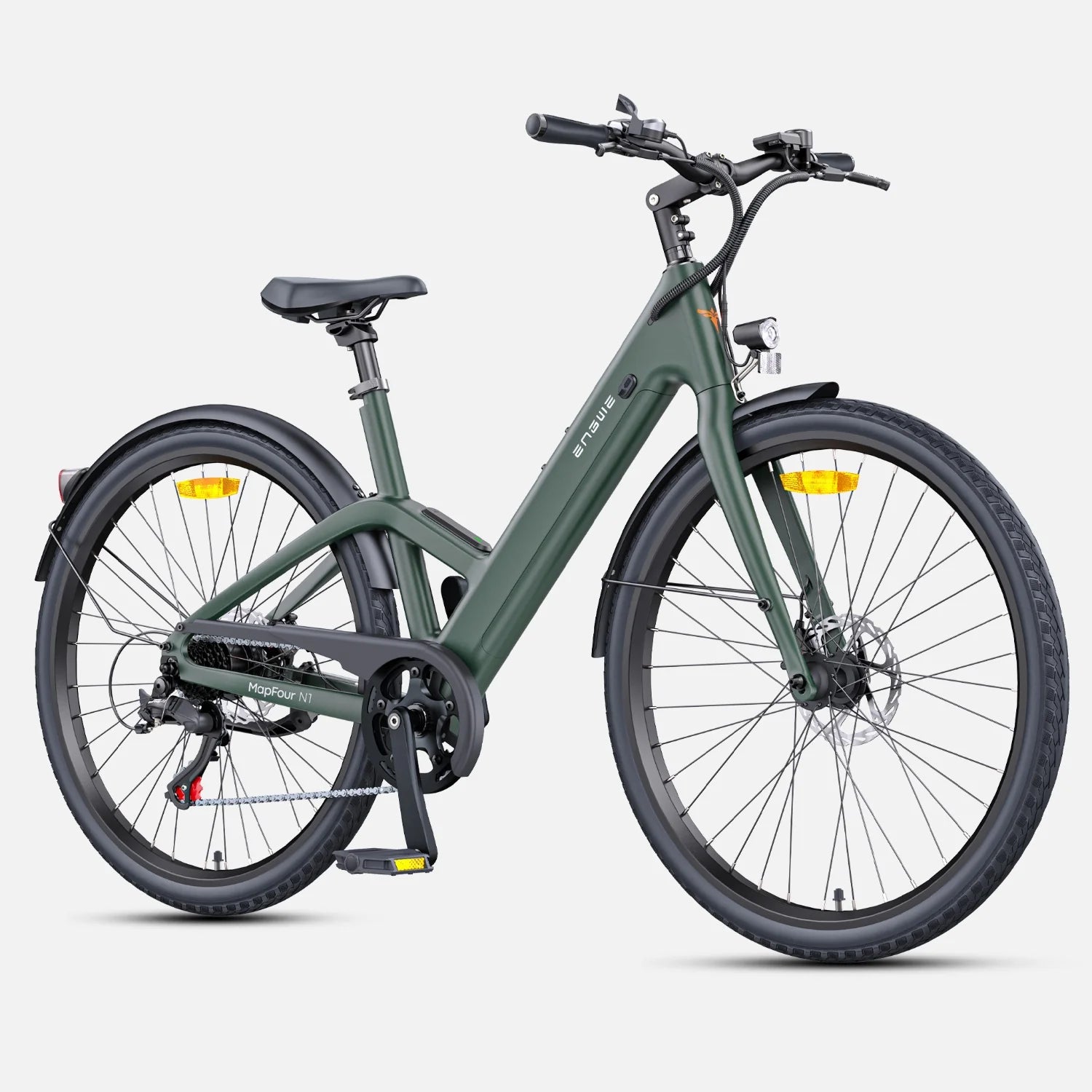 Vélo Électrique ENGWE N1 AIR ST  - Moteur 250W Batterie 36V10Ah Pneus De 27.5 Pouces  Freins à Disque - Vert