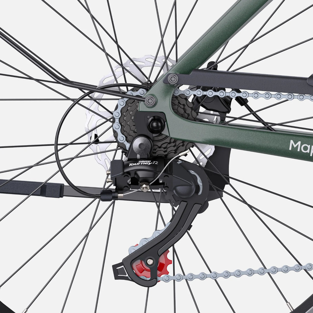 Vélo Électrique ENGWE N1 AIR ST  - Moteur 250W Batterie 36V10Ah Pneus De 27.5 Pouces  Freins à Disque - Vert