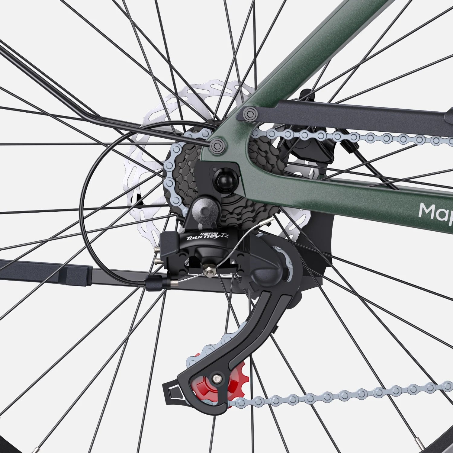 Vélo Électrique ENGWE N1 AIR ST  - Moteur 250W Batterie 36V10Ah Pneus De 27.5 Pouces  Freins à Disque - Vert