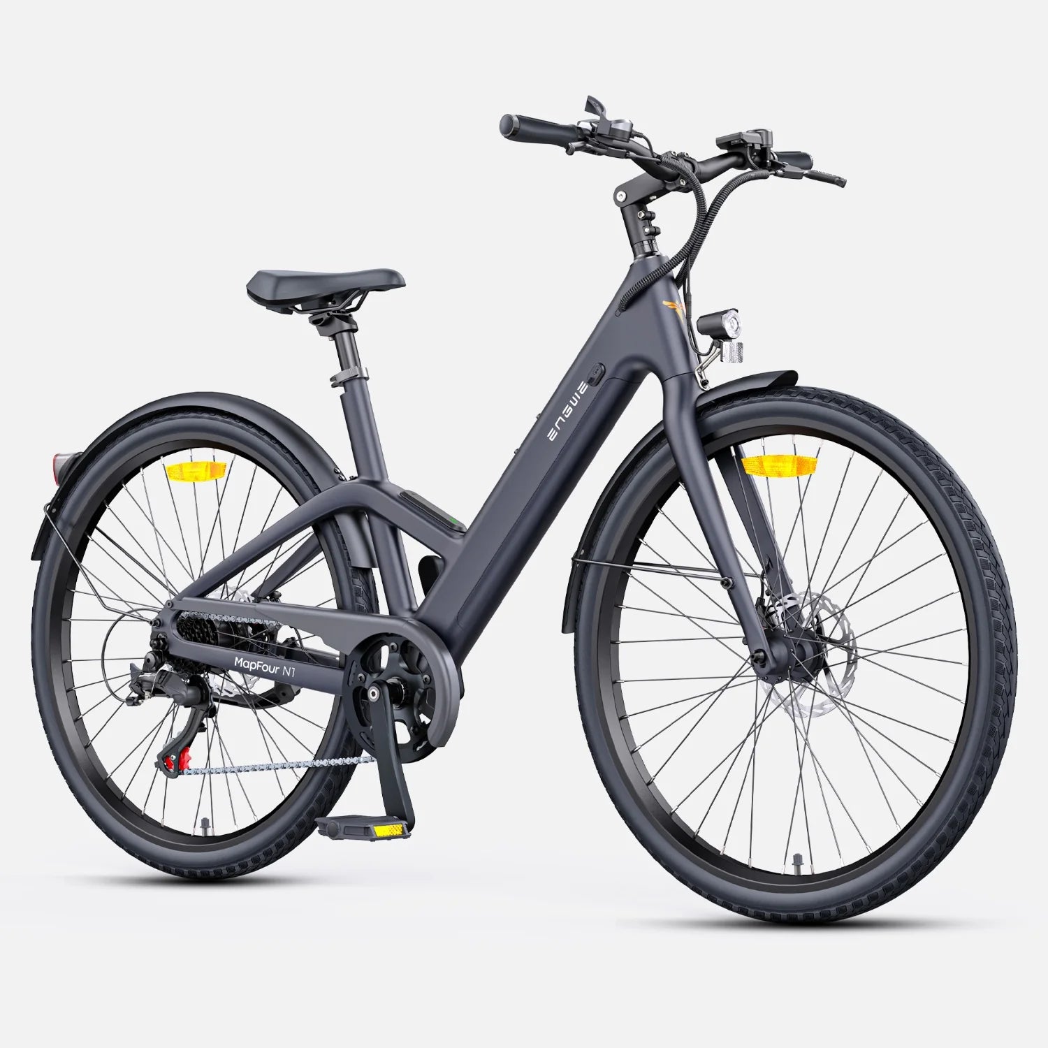 Vélo Électrique ENGWE N1 AIR ST  - Moteur 250W Batterie 36V10Ah Pneus De 27.5 Pouces  Freins à Disque - Gris
