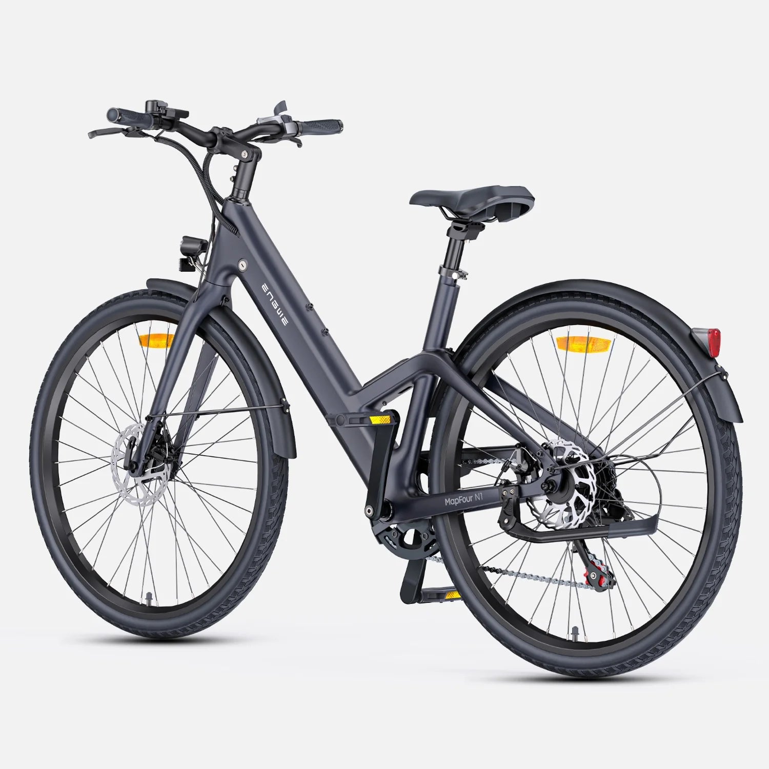 Vélo Électrique ENGWE N1 AIR ST  - Moteur 250W Batterie 36V10Ah Pneus De 27.5 Pouces  Freins à Disque - Gris
