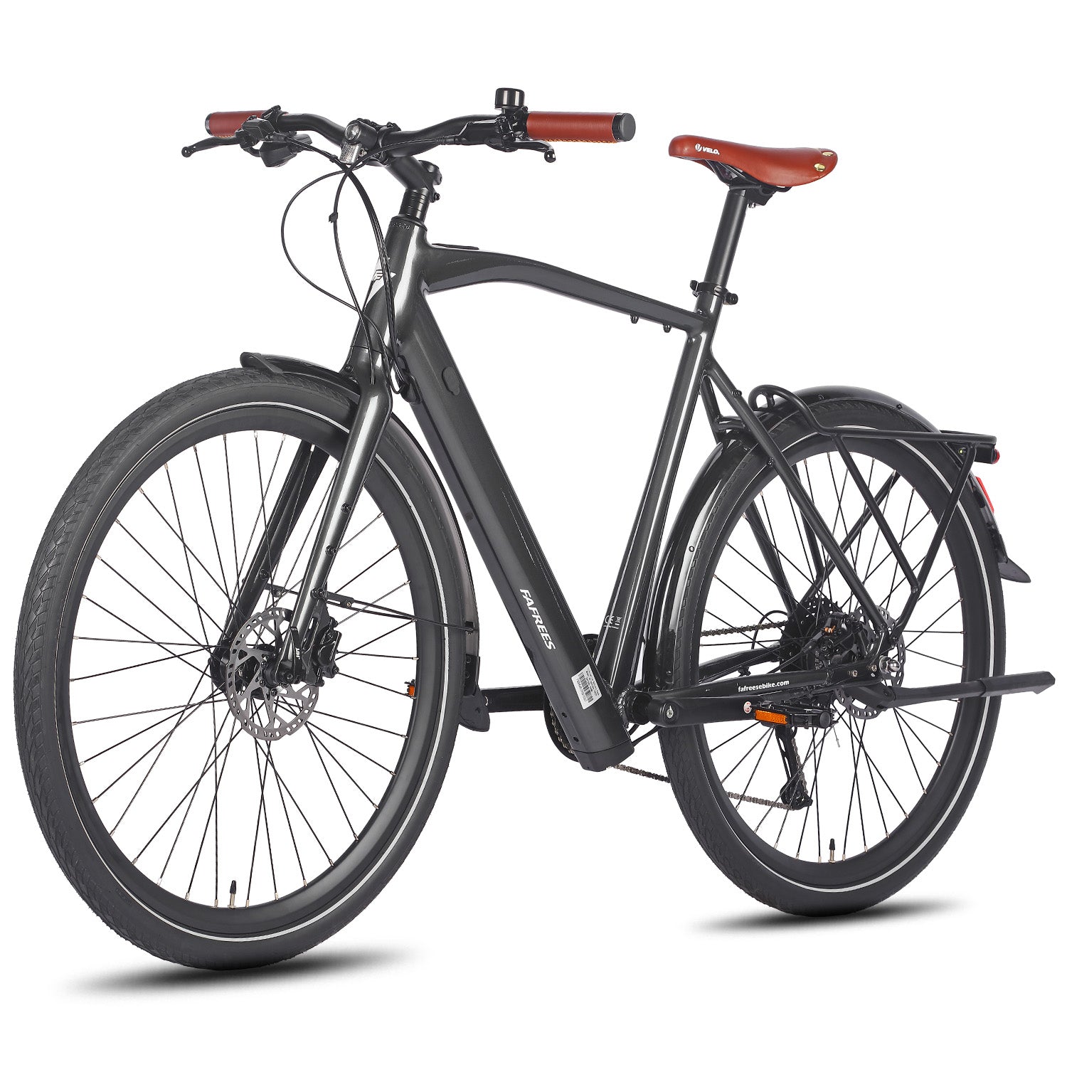 FAFREES F700M Vélo Électrique - Moteur 250W Batterie 36V10AH Freins Hydrauliques Urbain Cadre Aluminium - Noir