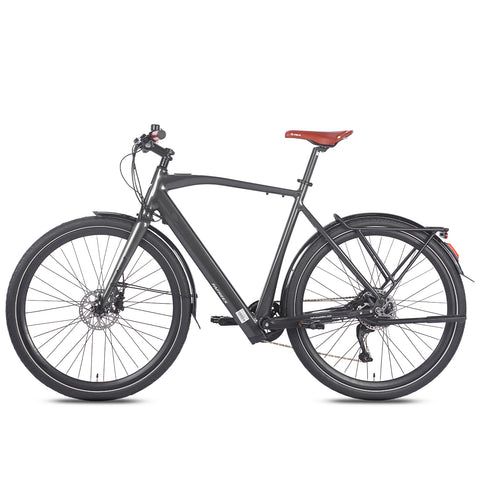FAFREES F700M Vélo Électrique - Moteur 250W Batterie 36V10AH Freins Hydrauliques Urbain Cadre Aluminium - Noir