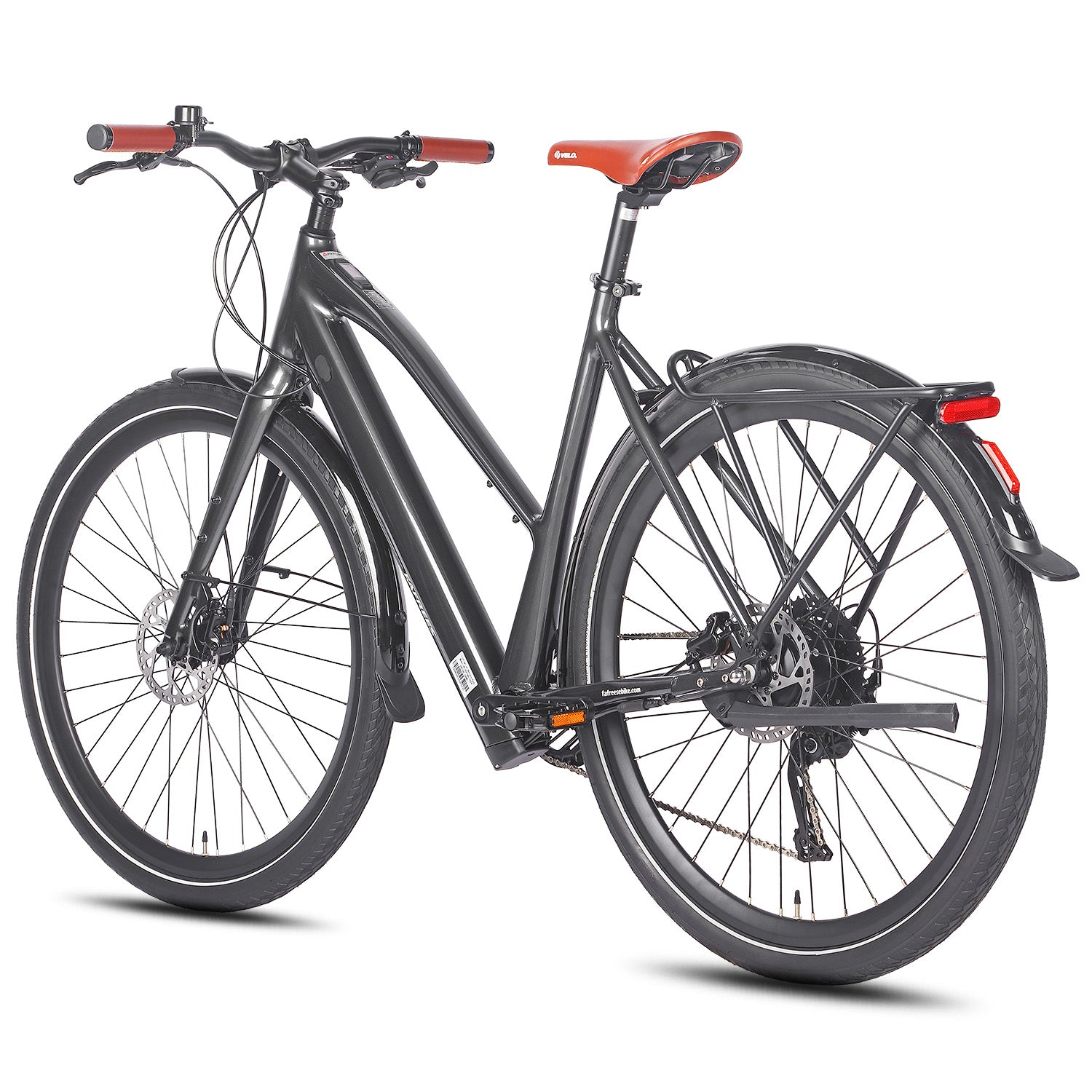 FAFREES F700W Vélo Électrique - Moteur 250W Batterie 36V10AH Freins Hydrauliques Cadre Aluminium - Noir