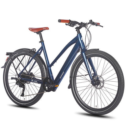 FAFREES F700W Vélo Électrique - Moteur 250W Batterie 36V10AH Freins Hydrauliques Cadre Aluminium - Bleu