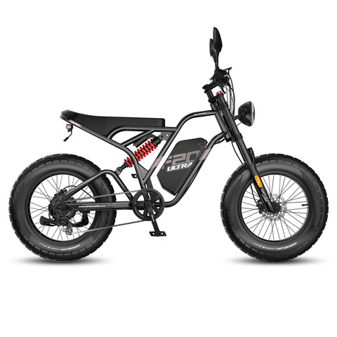 FAFREES F20 Ultra Vélo Électrique - Moteur 750W Batterie 48V25AH Freins Hydrauliques - Noir
